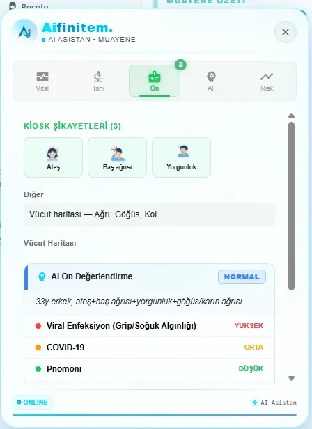 Asistent de inteligență artificială în consultație